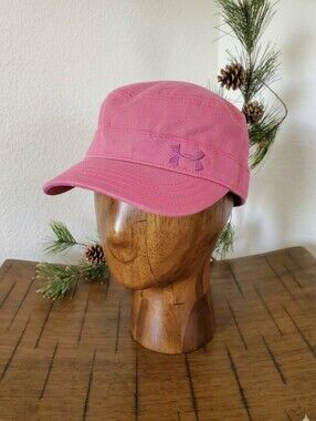 Under Armour Women's Pink Cadet Military Hat Cap OSFA